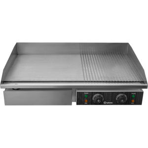 Поверхность жарочная Bufett CGL 131R электрическая, рифленая и гладкая, 4400Вт, 641131