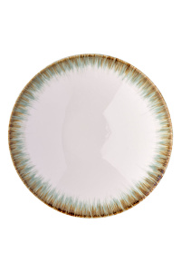 Тарелка фарфоровая глубокая суповая белая "New Star" диаметр 208 мм, BUFETT, 640053