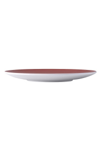 Блюдце красное, китайский фарфор, "Coral Island", диаметр 155 мм, BUFETT, 640102