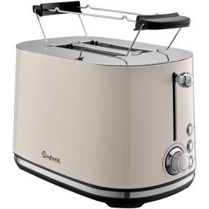 Тостер бытовой Bufett LTR 369S 1000Вт, с решеткой для подогрева, бежевый, 640369