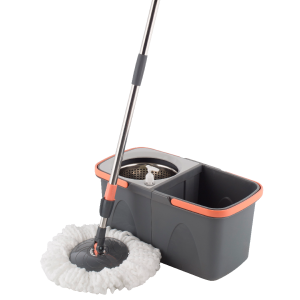 Швабра для мытья полов с ведром 12,5л и отжимом Bufett 640510