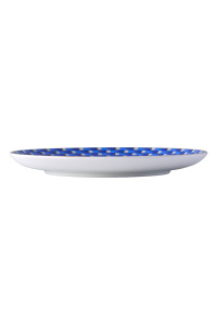 Блюдце голубое, китайский фарфор "Blue Tear", диаметр 156 мм, BUFETT, 640101