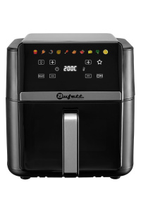 Аэрогриль электрический Bufett AAG 482 с сенсорным управлением, 9л, 10 программ, 1700Вт, черный, 640482