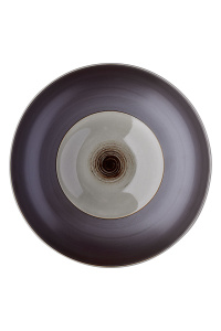 Тарелка фарфоровая глубокая коричневая "Asian dream", диаметр 220 мм, BUFETT, 640046