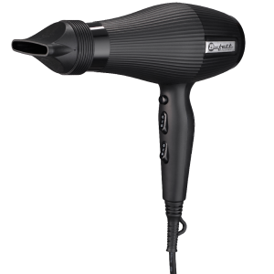 Фен профессиональный Bufett WHD 720AC 3 насадки, 2400Вт, черный, 640720