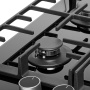 Панель варочная газовая Bufett HGH 772CI 3 конфорки, черная, 640772