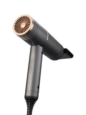 Фен складной Bufett WHD 724DC 1 насадка, 1500Вт, серый, 640724