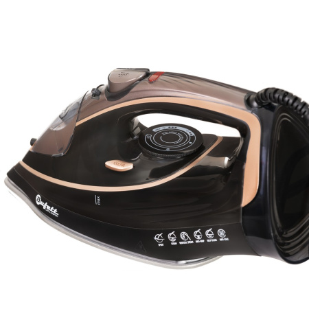 Утюг с отпаривателем Bufett 3000Вт, черный, 640459