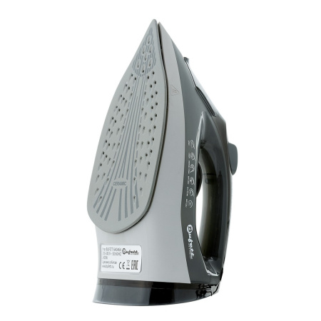 Утюг с отпаривателем Bufett 2400Вт, серый, 640464