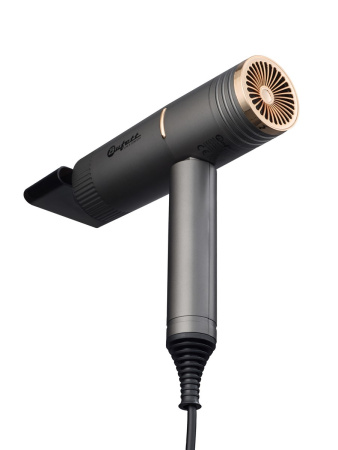 Фен складной Bufett WHD 724DC 1 насадка, 1500Вт, серый, 640724