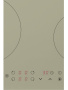 Индукционная варочная панель BUFFET 640146, 4 конфорки, 7000 Вт, бежевая