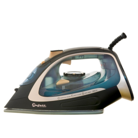 Утюг с отпаривателем Bufett 3000Вт, черно-золотой, 640462