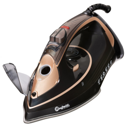 Утюг с отпаривателем Bufett 3000Вт, черный, 640459