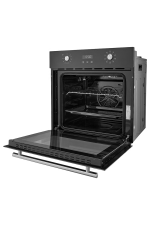 Шкаф духовой электрический Bufett YON 170 встраиваемый, 60см, 56л, 9 функций 2800Вт черный, 640170