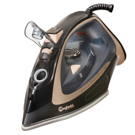 Утюг с отпаривателем Bufett 3000Вт, черно-золотой, 640462