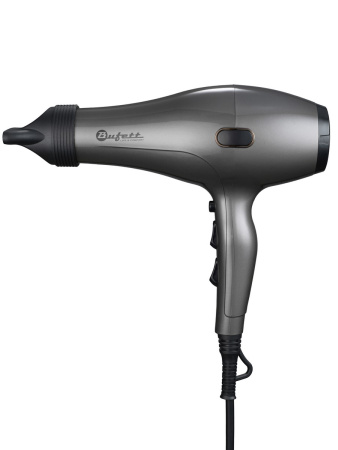 Фен профессиональный Bufett WHD 722AC 3 насадки, 2400Вт, серый, 640722