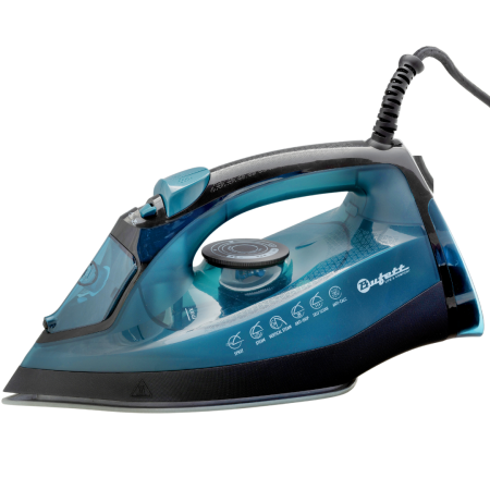 Утюг с отпаривателем Bufett 2400Вт, синий, 640463