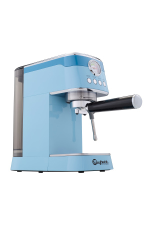 Кофеварка рожковая с капучинатором Bufett синяя, 640630