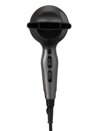 Фен профессиональный Bufett WHD 722AC 3 насадки, 2400Вт, серый, 640722