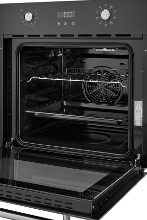 Шкаф духовой электрический Bufett YON 170 встраиваемый, 60см, 56л, 9 функций 2800Вт черный, 640170