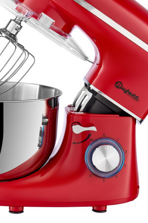 Миксер планетарный  Bufett SMP 285 с дежой 5,5л, красный, 640285