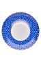 Блюдце голубое, китайский фарфор "Blue Tear", диаметр 156 мм, BUFETT, 640101