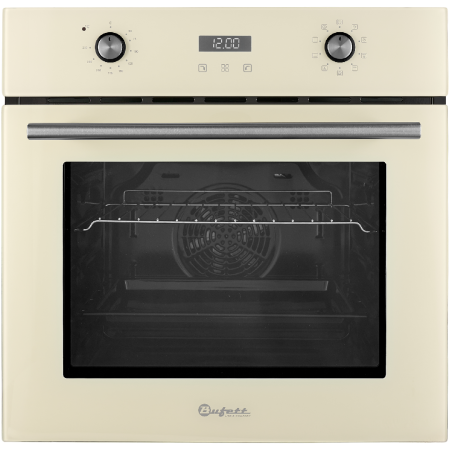 Шкаф духовой электрический Bufett YON 172 встраиваемый, 60см, 56л, 9 функций 2800 Вт цвет слоновая кость, 640172