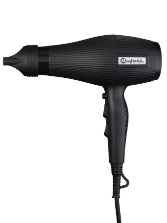 Фен профессиональный Bufett WHD 720AC 3 насадки, 2400Вт, черный, 640720