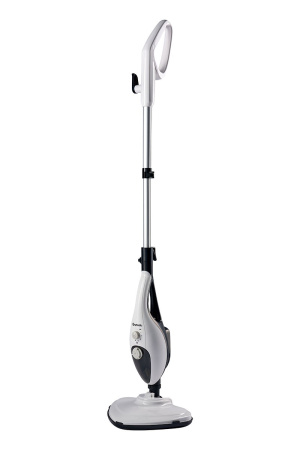 Швабра паровая Bufett SSM 746, 9 насадок, 350мл, 1500Вт, бело-черная, 640746