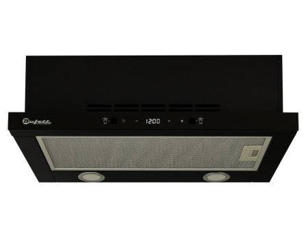 Вытяжка выдвижная Bufett GHD 453 с сенсорным управлением и дд, 60см, черная, 640453