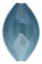 Салатник овальный голубой фарфоровый "Meteor Shower", 217х143х72 мм, BUFETT, 640128