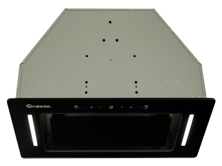 Вытяжка полновстраиваемая Bufett GHD 454 с сенсорным управлением и дд, 50см, черная, 640454
