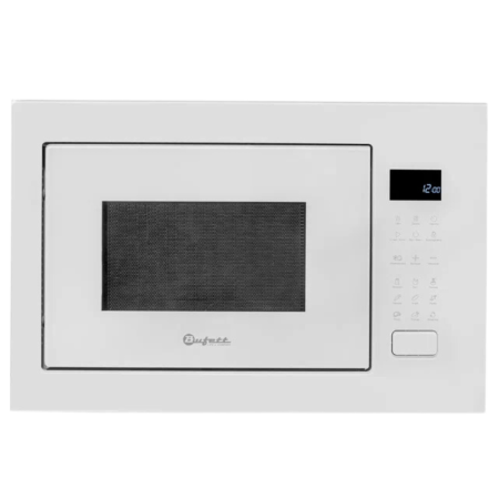 Печь микроволновая Bufett JMW 595 встраиваемая, 25л, 1200Вт, белая, 640595