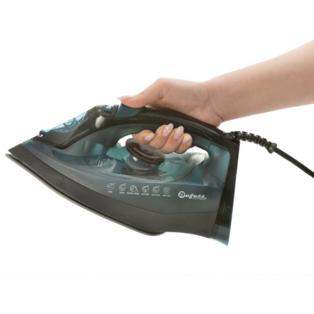 Утюг с отпаривателем Bufett 2400Вт, синий, 640463