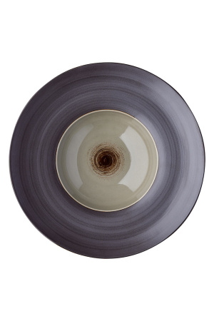 Тарелка для пасты коричневая "Asian dream", диаметр 240 мм, BUFETT, 640048