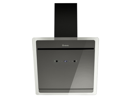 Вытяжка наклонная Bufett GHD 451 с сенсорным управлением и дд, 60см, черная, 640451