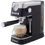 Кофеварка рожковая с капучинатором Bufett черная, 640628