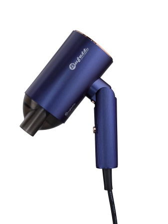 Фен складной Bufett WHD 723DC 1 насадка, 2000Вт, синий, 640723