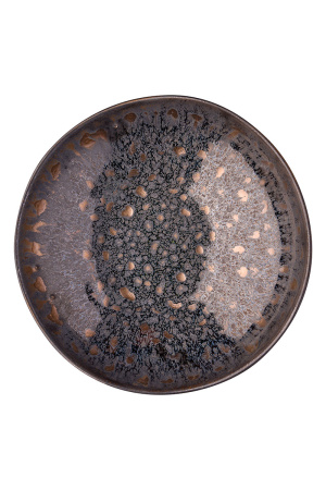 Салатник фарфоровый черный "Space Guest", диаметр 227 мм, BUFETT, 640063