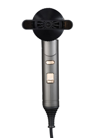 Фен складной Bufett WHD 724DC 1 насадка, 1500Вт, серый, 640724