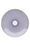 Тарелка десертная голубая, китайский фарфор, "Blue Tear", диаметр 218 мм, BUFETT, 640097