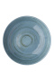 Тарелка круглая голубая фарфоровая "Meteor Shower", 208х208х50 мм, BUFETT, 640112