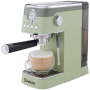 Кофеварка рожковая с капучинатором Bufett зеленая, 640632