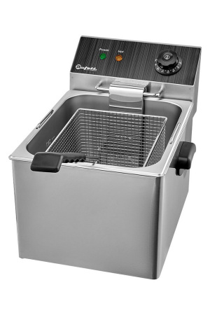 Фритюрница электрическая Bufett CFR 140, 8л, с корзиной, 2800Вт, 641140
