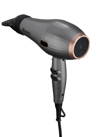Фен профессиональный Bufett WHD 721AC 3 насадки, 2400Вт, серебристый, 640721