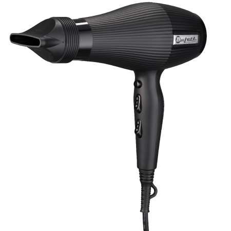 Фен профессиональный Bufett WHD 720AC 3 насадки, 2400Вт, черный, 640720