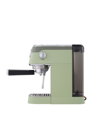 Кофеварка рожковая с капучинатором Bufett зеленая, 640632