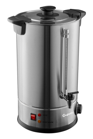 Электрокипятильник Bufett CWB 032DW с двойными стенками 15л, серебряный, 641032